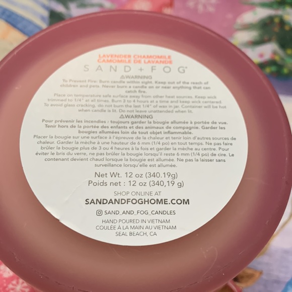 LAVENDER CHAMOMILE CANDLE - Picture 4 of 6